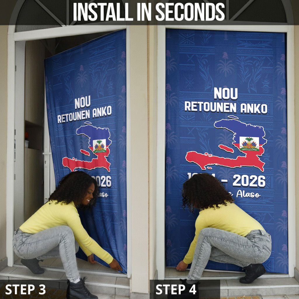 Haiti Football Door Cover Nou Retounen Anko 1974-2026
