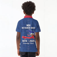 Haiti Football Kid Polo Shirt Nou Retounen Anko 1974-2026