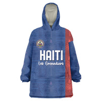 Haiti Football Kid Wearable Blanket Hoodie Nou Retounen Anko 1974-2026