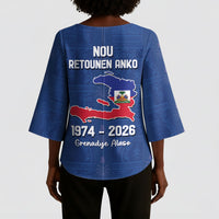 Haiti Football Kimono Sleeve Blouse Nou Retounen Anko 1974-2026