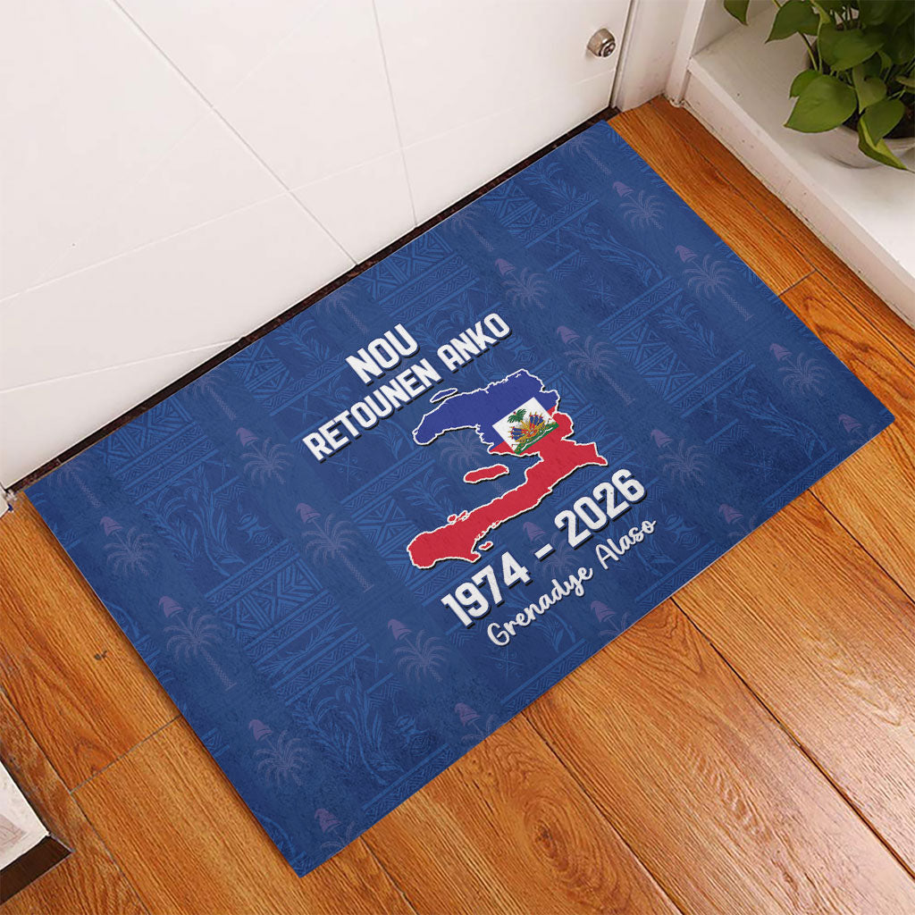 Haiti Football Rubber Doormat Nou Retounen Anko 1974-2026