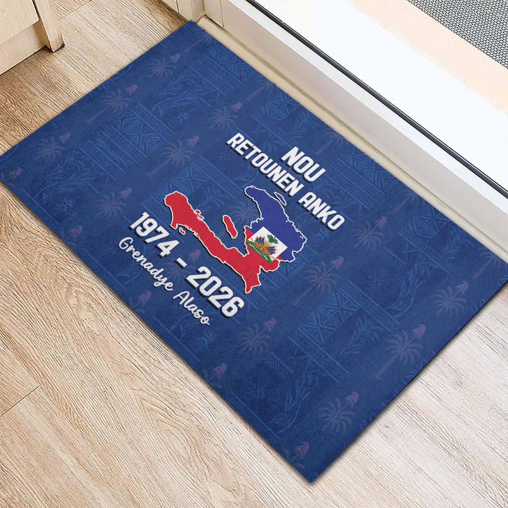 Haiti Football Rubber Doormat Nou Retounen Anko 1974-2026