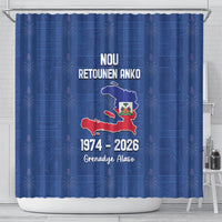 Haiti Football Shower Curtain Nou Retounen Anko 1974-2026