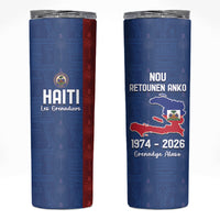 Haiti Football Skinny Tumbler Nou Retounen Anko 1974-2026