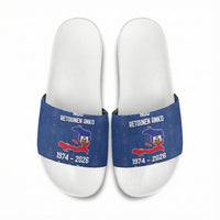 Haiti Football Slide Sandals Nou Retounen Anko 1974-2026
