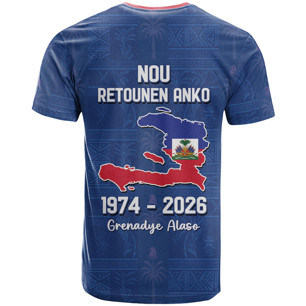 Haiti Football T shirt Nou Retounen Anko 1974-2026