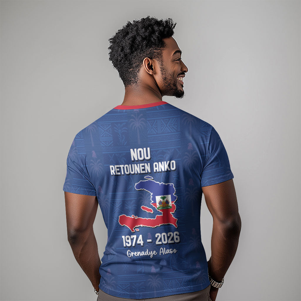 Haiti Football T shirt Nou Retounen Anko 1974-2026