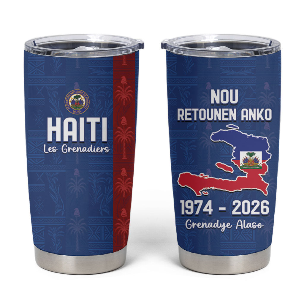 Haiti Football Tumbler Cup Nou Retounen Anko 1974-2026