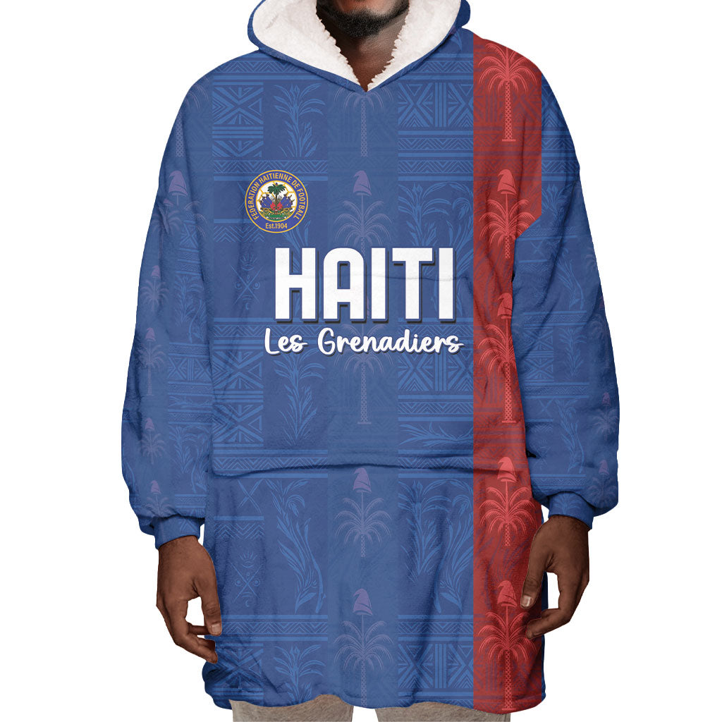 Haiti Football Wearable Blanket Hoodie Nou Retounen Anko 1974-2026
