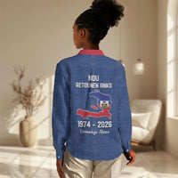 Haiti Football Women Casual Shirt Nou Retounen Anko 1974-2026