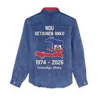 Haiti Football Women Casual Shirt Nou Retounen Anko 1974-2026