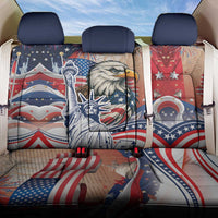United States Fourth Of July Back Car Seat Cover Eagle Dead With American Flag