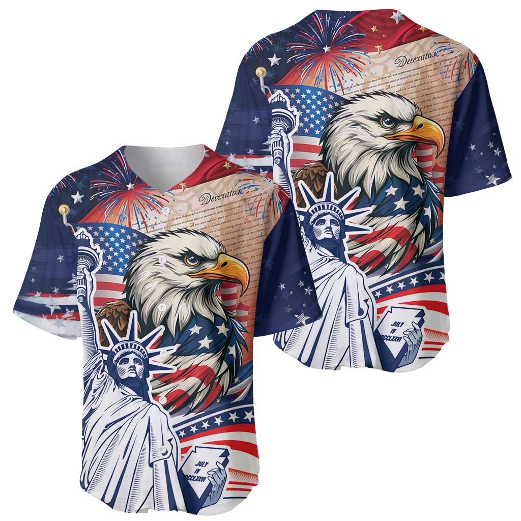 United States Fourth Of July Baseball Jersey Eagle Dead With American Flag