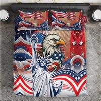 United States Fourth Of July Bedding Set Eagle Dead With American Flag
