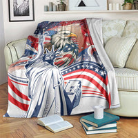 United States Fourth Of July Blanket Eagle Dead With American Flag