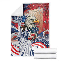 United States Fourth Of July Blanket Eagle Dead With American Flag