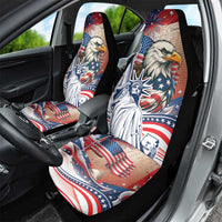 United States Fourth Of July Car Seat Cover Eagle Dead With American Flag