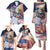 United States Fourth Of July Family Matching Puletasi and Hawaiian Shirt Eagle Dead With American Flag