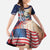 United States Fourth Of July Family Matching Summer Maxi Dress and Hawaiian Shirt Eagle Dead With American Flag