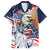United States Fourth Of July Family Matching Summer Maxi Dress and Hawaiian Shirt Eagle Dead With American Flag