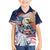 United States Fourth Of July Family Matching Summer Maxi Dress and Hawaiian Shirt Eagle Dead With American Flag