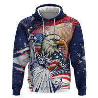 United States Fourth Of July Hoodie Eagle Dead With American Flag