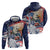 United States Fourth Of July Hoodie Eagle Dead With American Flag