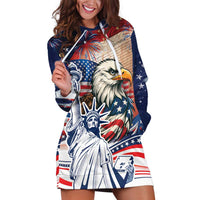 United States Fourth Of July Hoodie Dress Eagle Dead With American Flag