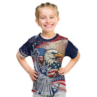 United States Fourth Of July Kid T Shirt Eagle Dead With American Flag