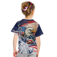 United States Fourth Of July Kid T Shirt Eagle Dead With American Flag