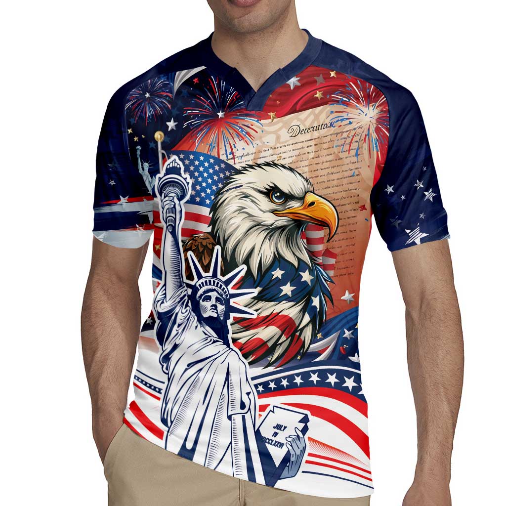 United States Fourth Of July Rugby Jersey Eagle Dead With American Flag