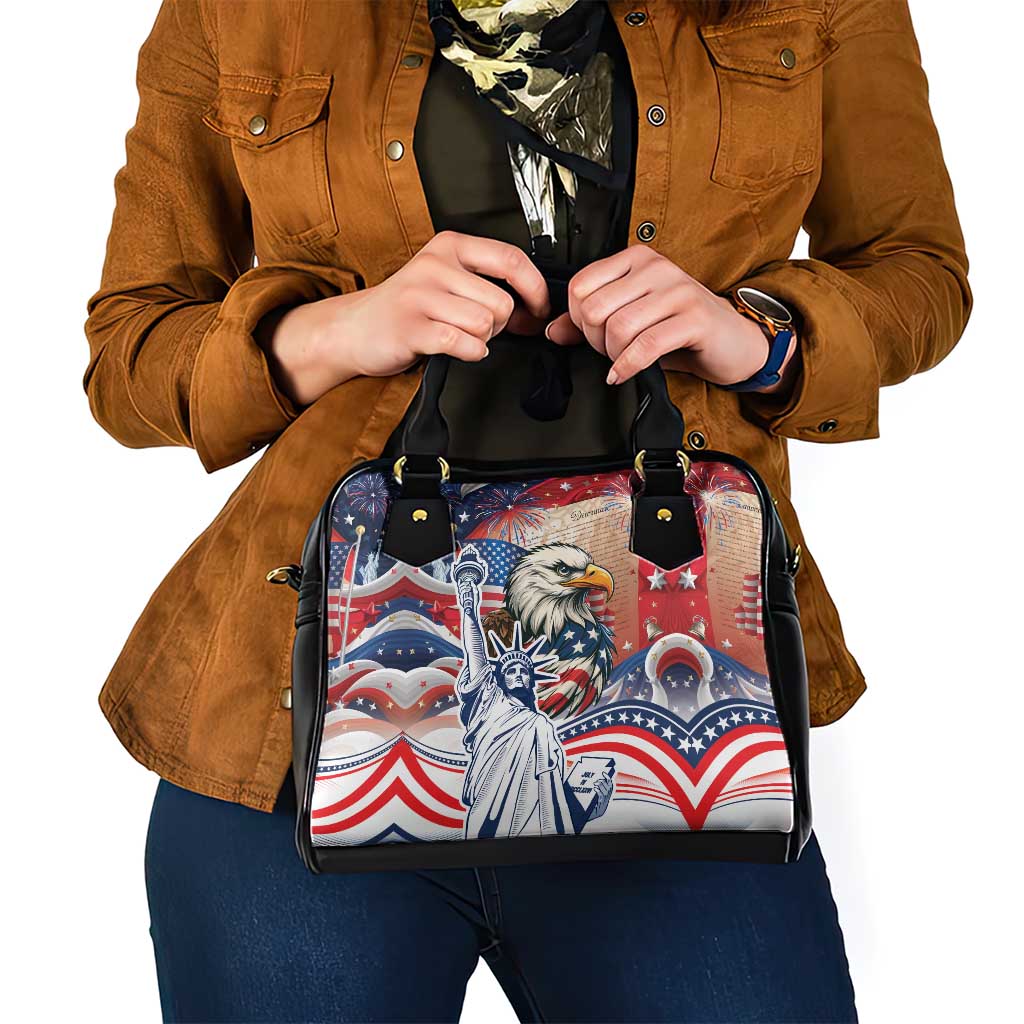 United States Fourth Of July Shoulder Handbag Eagle Dead With American Flag