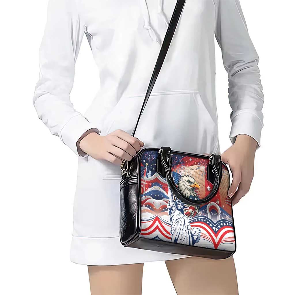 United States Fourth Of July Shoulder Handbag Eagle Dead With American Flag