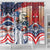 United States Fourth Of July Shower Curtain Eagle Dead With American Flag