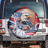 United States Fourth Of July Spare Tire Cover Eagle Dead With American Flag