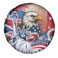 United States Fourth Of July Spare Tire Cover Eagle Dead With American Flag