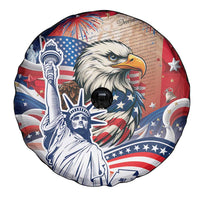 United States Fourth Of July Spare Tire Cover Eagle Dead With American Flag