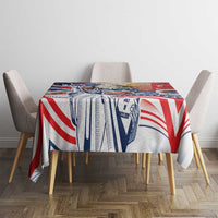 United States Fourth Of July Tablecloth Eagle Dead With American Flag
