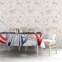 United States Fourth Of July Tablecloth Eagle Dead With American Flag