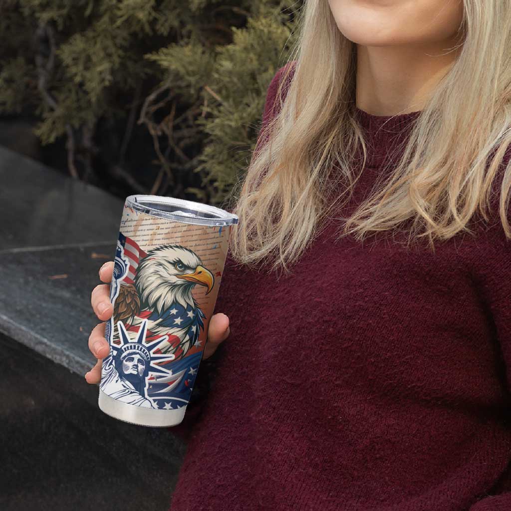 United States Fourth Of July Tumbler Cup Eagle Dead With American Flag