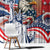 United States Fourth Of July Window Curtain Eagle Dead With American Flag