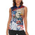 United States Fourth Of July Women Sleeveless Polo Shirt Eagle Dead With American Flag