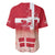 Danish National Flag Day Baseball Jersey Coat Of Arms With Map