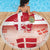 Danish National Flag Day Beach Blanket Coat Of Arms With Map
