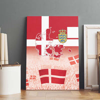 Danish National Flag Day Canvas Wall Art Coat Of Arms With Map