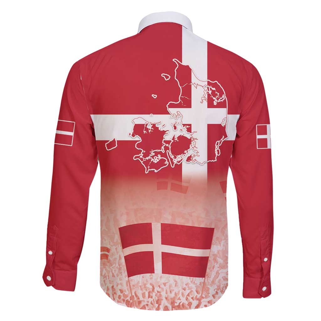 Danish National Flag Day Family Matching Mermaid Dress and Hawaiian Shirt Coat Of Arms With Map