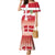 Danish National Flag Day Family Matching Mermaid Dress and Hawaiian Shirt Coat Of Arms With Map