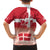 Danish National Flag Day Family Matching Off The Shoulder Long Sleeve Dress and Hawaiian Shirt Coat Of Arms With Map