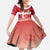 Danish National Flag Day Family Matching Short Sleeve Bodycon Dress and Hawaiian Shirt Coat Of Arms With Map