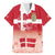 Danish National Flag Day Family Matching Short Sleeve Bodycon Dress and Hawaiian Shirt Coat Of Arms With Map